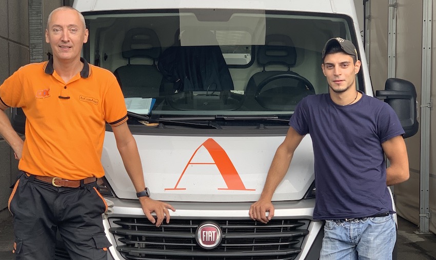 In Valtellina con il nuovo logistico Alex Penone